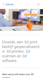 Mobile Screenshot of llowlab.nl